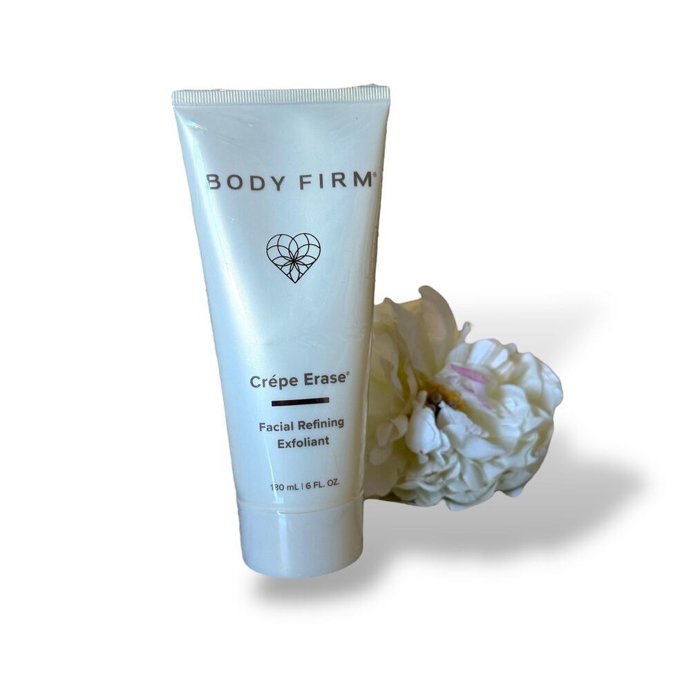 BODY FIRM Crepe Erase Facial Refining Exfoliant Anti Aging 180 ml NEW 6 fl oz